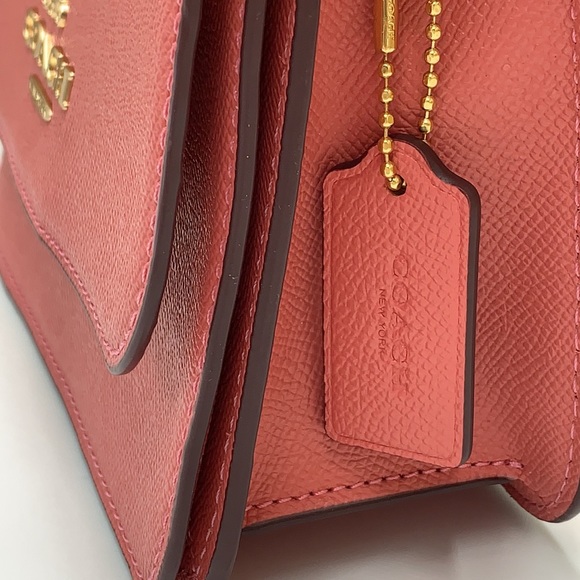 COACH Mini Brynn Crossbody COLOR:
Gold/Taffy - Picture 7 of 16